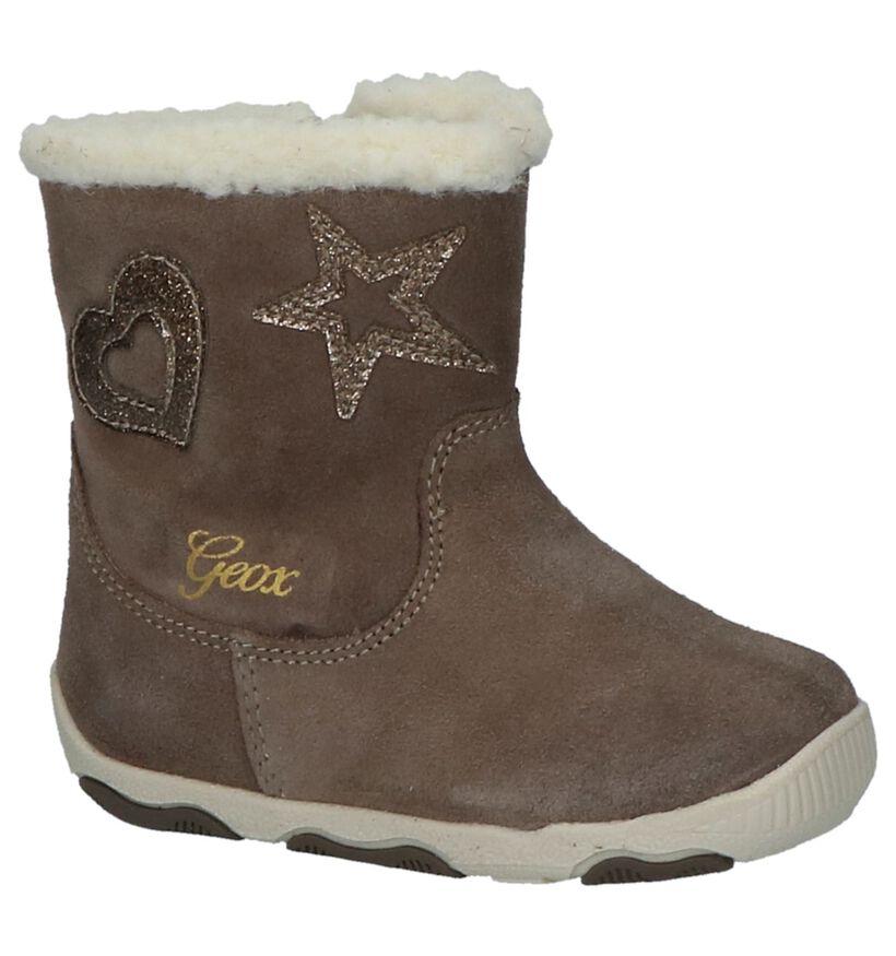 Geox Bottes basses en Taupe en daim (200290)