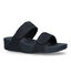 FitFlop Lulu Adjustable Shimmerlux Rose Gold Slippers in stof (320474)