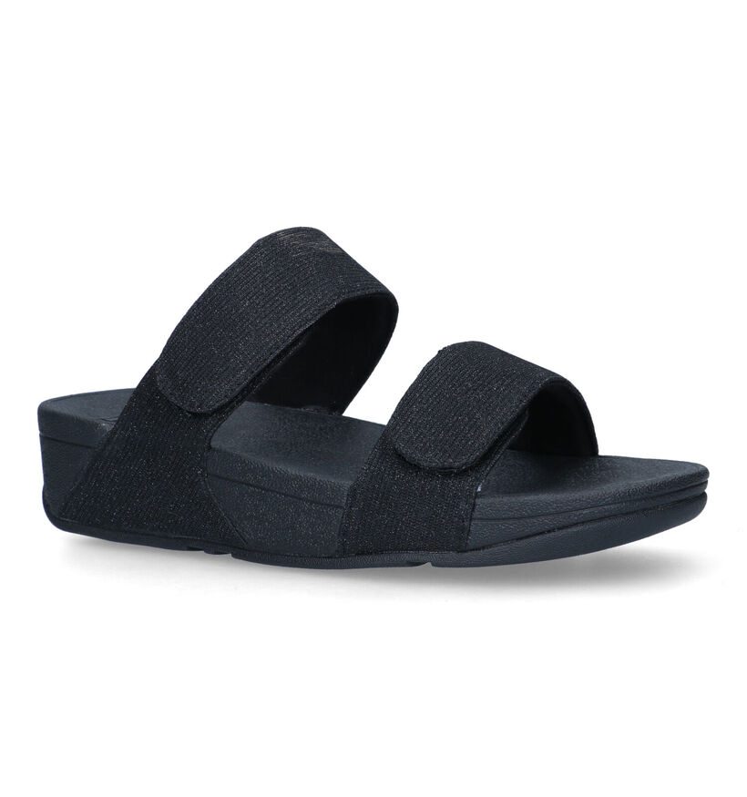 FitFlop Lulu Adjustable Shimmerlux Rose Gold Slippers voor dames (320474)