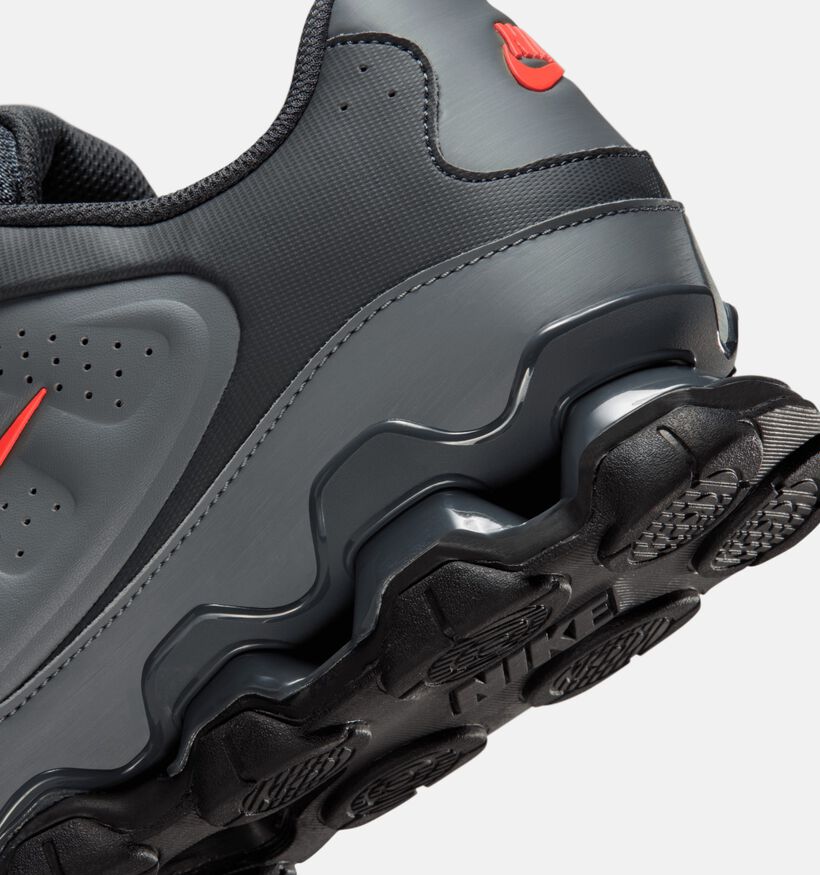 Nike Reax Donkergrijze Lage Sneakers voor heren (373045)