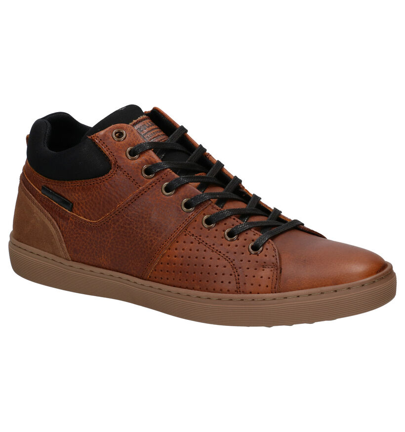 Bullboxer Chaussures hautes en Cognac en cuir (276952)