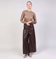 Orfeo Olivie Donkerbruine Broek voor dames (365793)