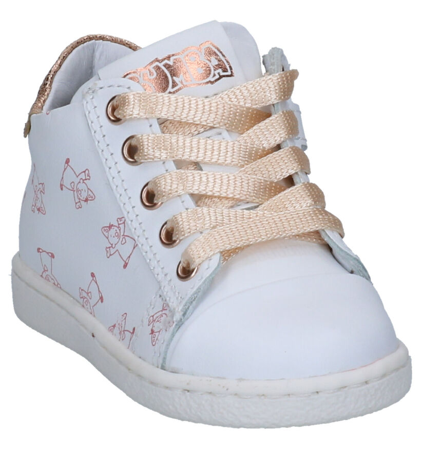 Bumba Chaussures pour bébé  en Blanc en cuir (266033)