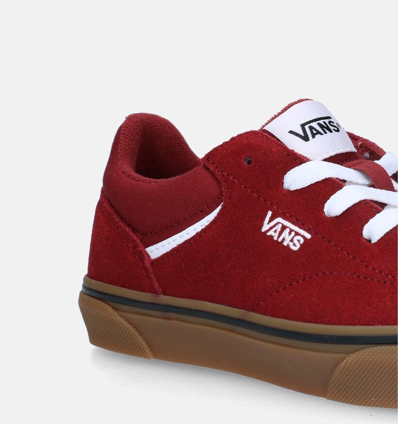 Vans Seldan Baskets de skate en Rouge pour garçons (327932)