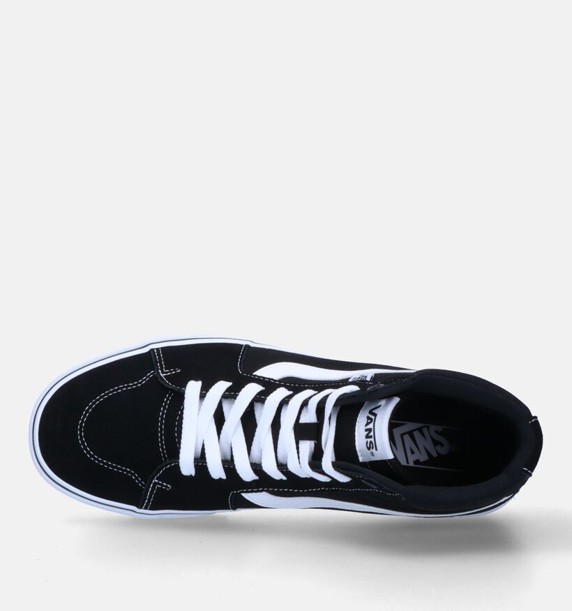 Vans Filmore Hi Baskets de skate en Bleu pour hommes (337030)