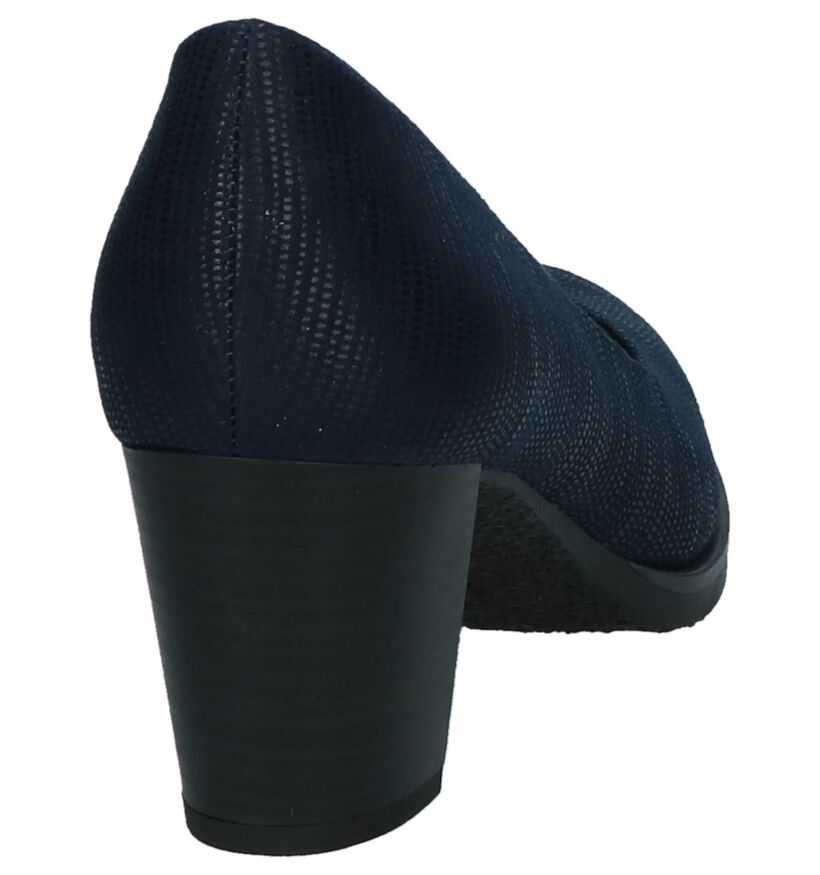 Marco Tozzi Escarpins classique en Bleu foncé en textile (226296)