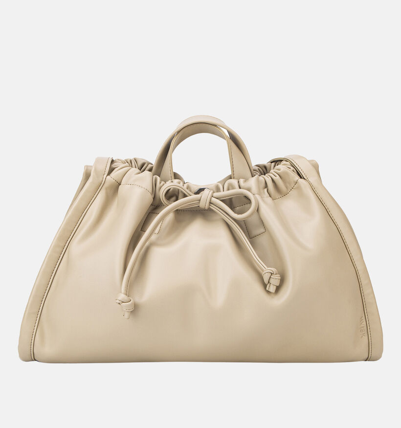 Hvisk Sage Medium Soft Structure Sac à main en Beige pour femmes (346720)