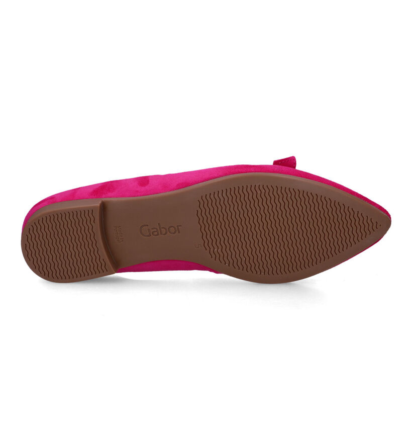 Gabor Loafers en Rose fuchsia pour femmes (323188)