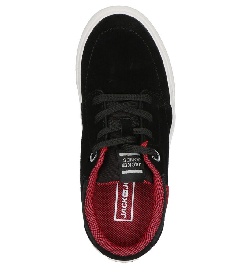 Jack & Jones Barton Zwarte Skateschoenen in daim (255232)