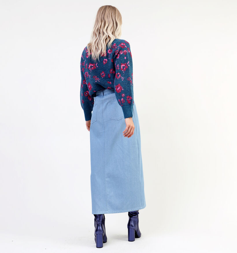 Pieces Asta Blauwe Maxi rok voor dames (336413)