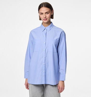 Pieces Blouses Blauw