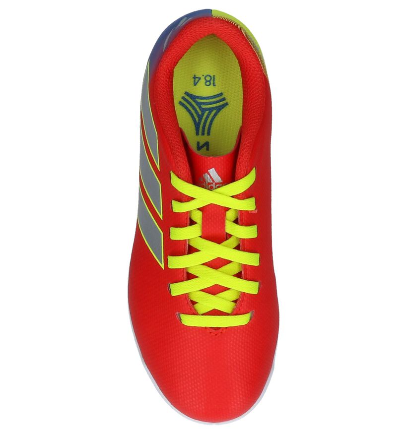 adidas Messi Chaussures de foot en Rouge en simili cuir (236094)