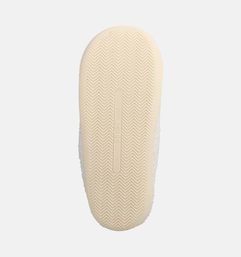 Torfs Home Teddy Pantoufles en &Eacute;cru/Rouge pour filles, femmes (349415)