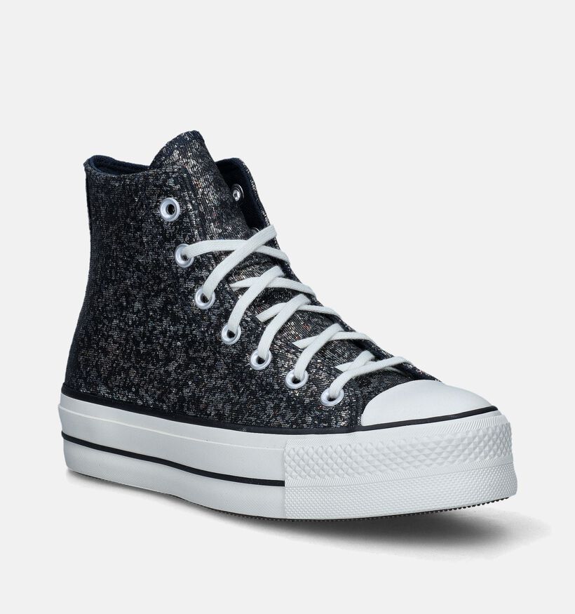 Converse Chuck Taylor All Star Lift Baskets en Noir pour femmes (348829)