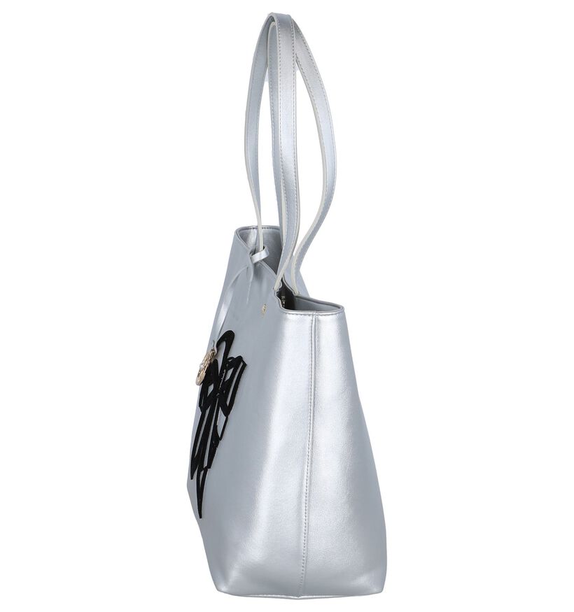 Zilveren Shopper Kisses of Pearl Demi in kunstleer (248256)