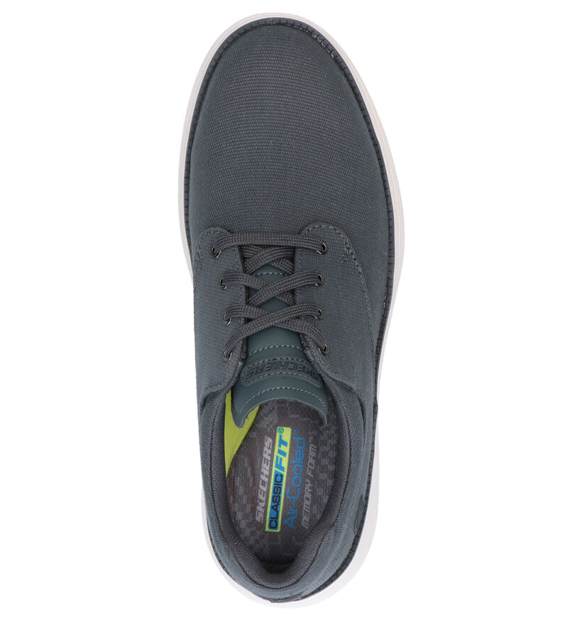 Skechers Status 2.0 Chaussures à lacets en Noir en textile (272799)