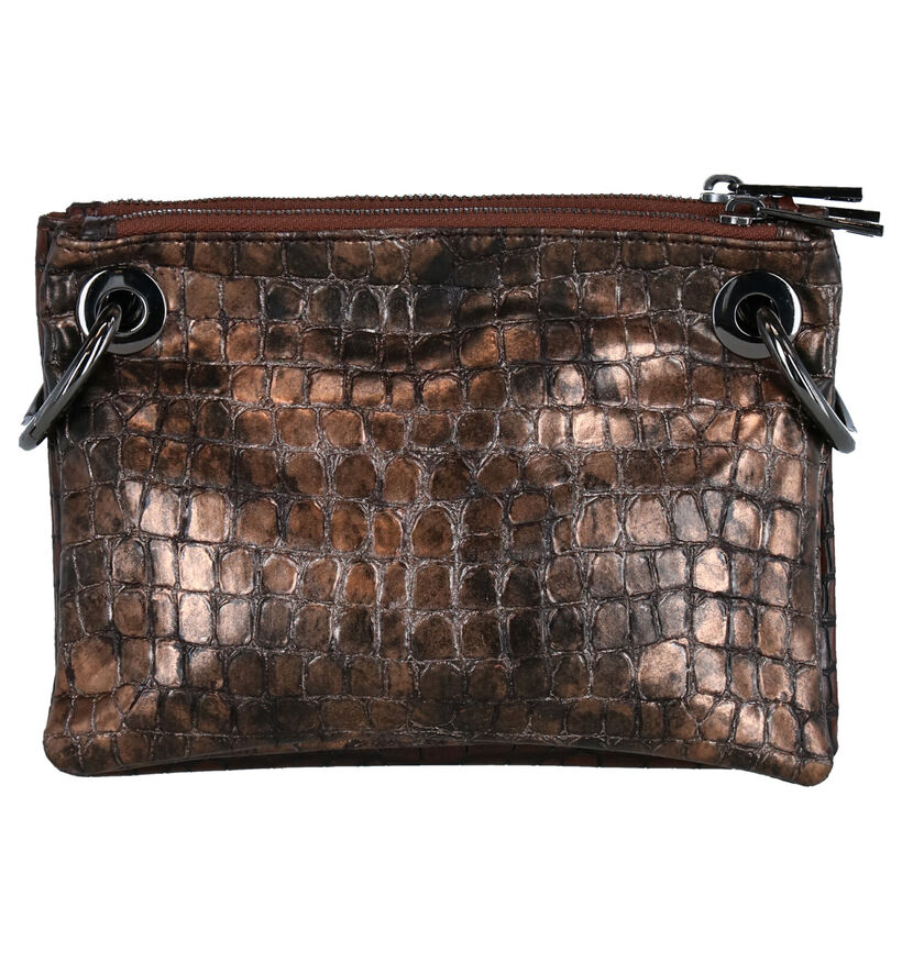 Marco Tozzi Bruine Crossbody Tas in kunstleer (280592)