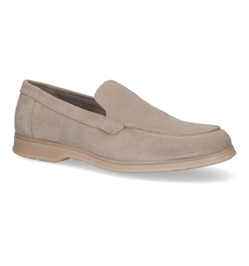 Poelman Lpmandre Beige Mocassins in daim (310336)