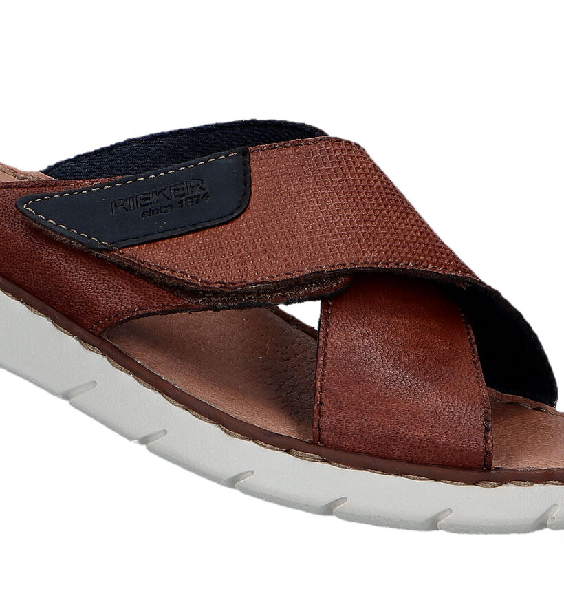 Rieker Cognac Slippers voor heren (323634)