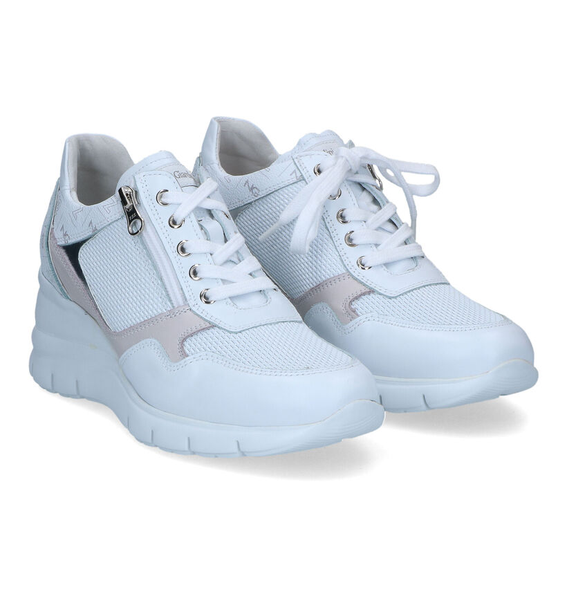 NeroGiardini Baskets casual en Blanc en cuir (321131)