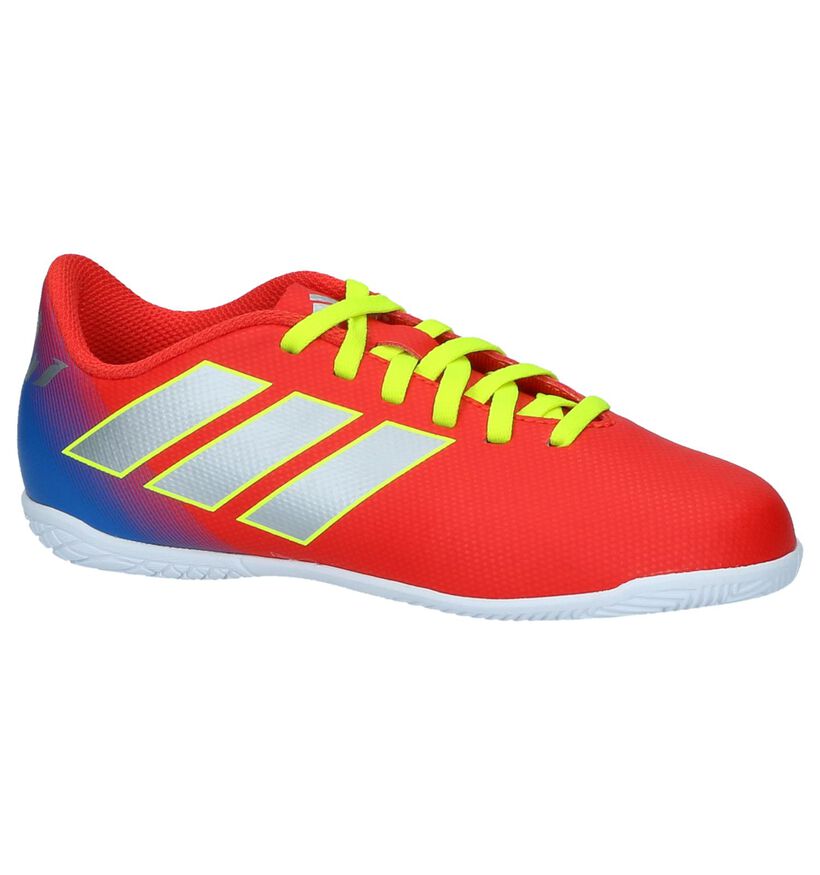 adidas Messi Chaussures de foot en Rouge en simili cuir (236094)