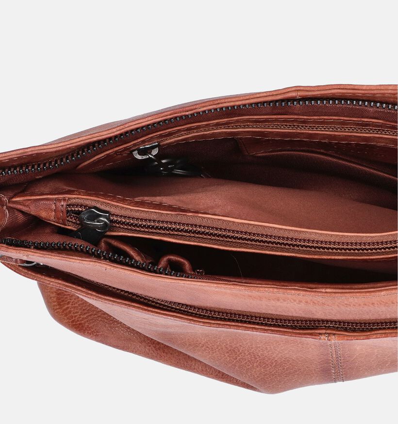 Bear Design Cognac Schoudertas voor dames (358901)