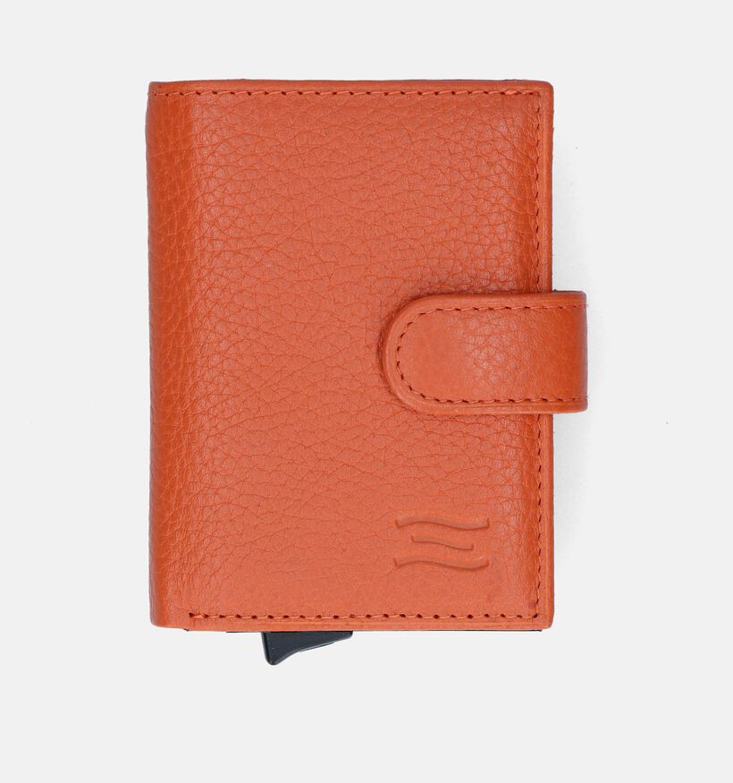 Crinkles Oranje Kaartenhouder voor dames (349880)
