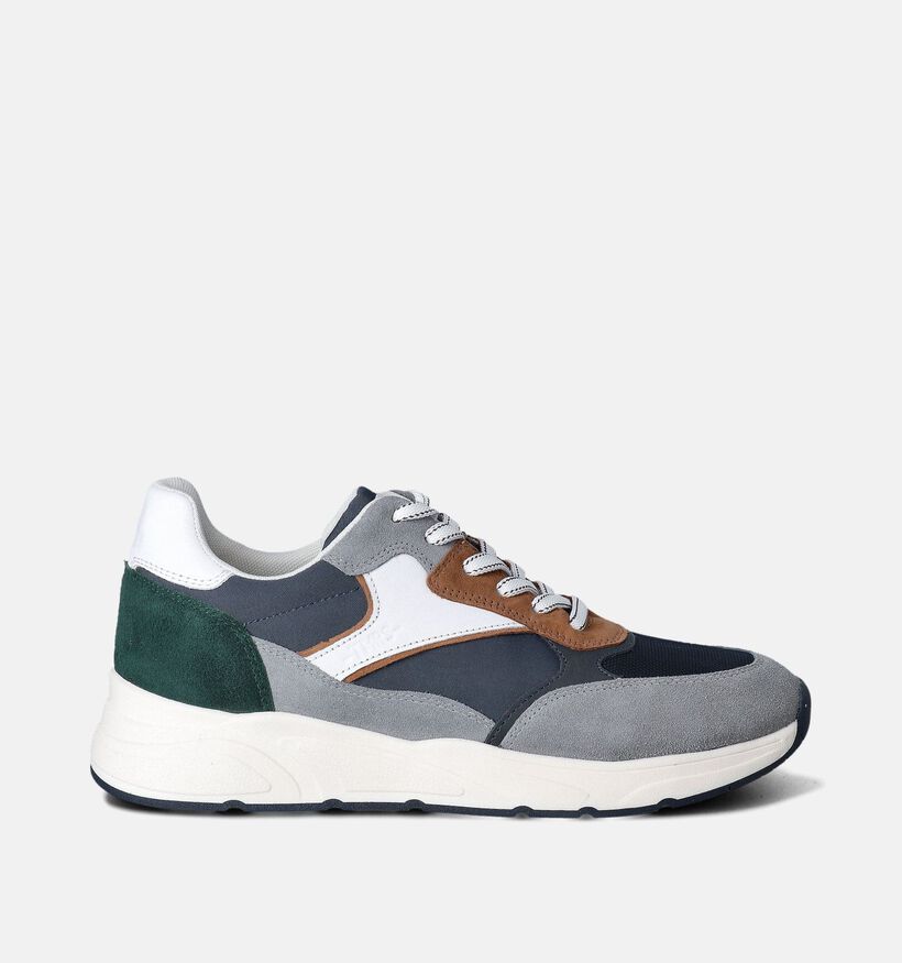 Tamaris Blauwe Veterschoenen voor heren (353289) - geschikt voor steunzolen