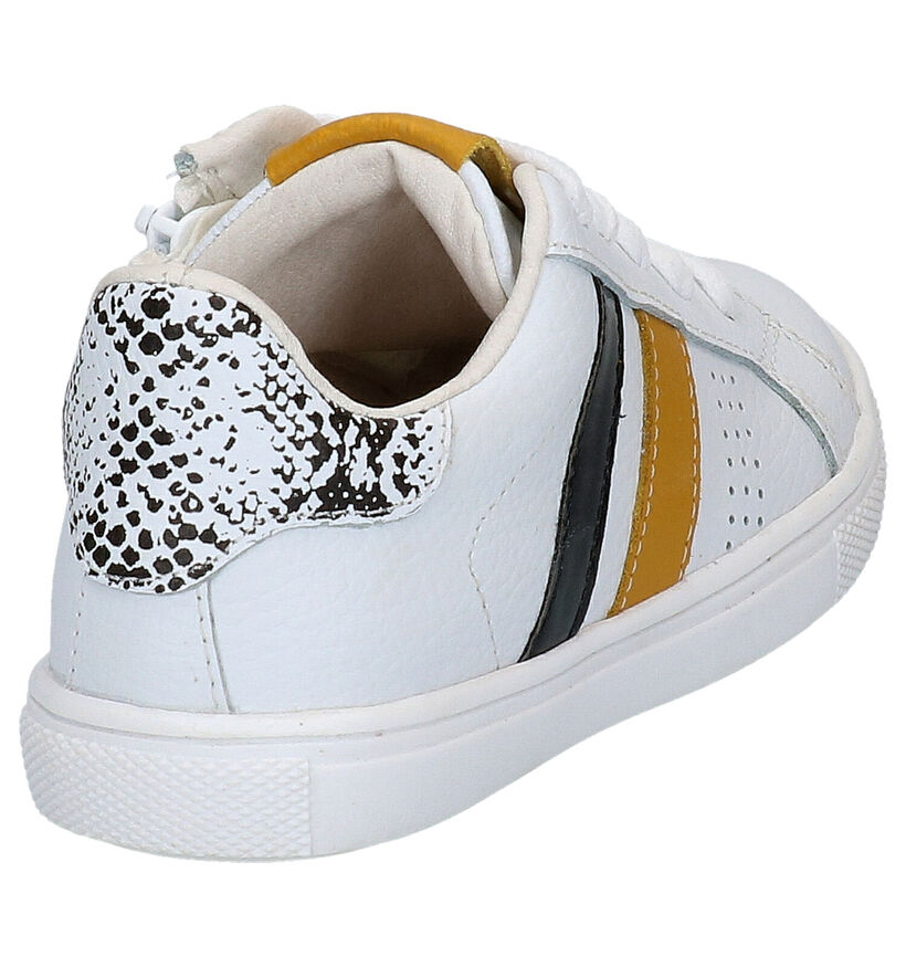 Milo & Mila Baskets basses en Blanc en cuir (271093)