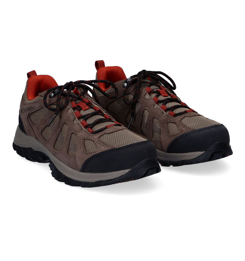 Columbia Redmond III WP Taupe Wandelschoenen voor heren (303293) - geschikt voor steunzolen