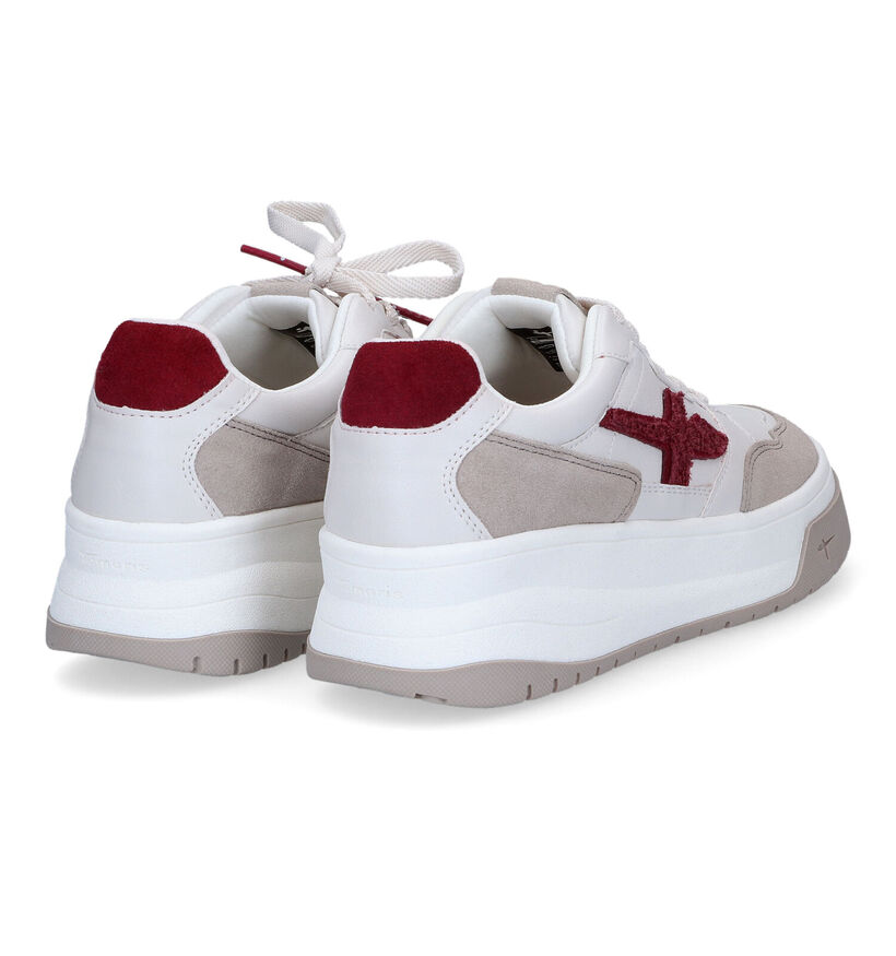 Fashletics Baskets casual en Blanc en cuir (315496)