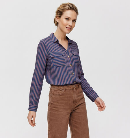 Vero Moda Blouses Bruin/Blauw