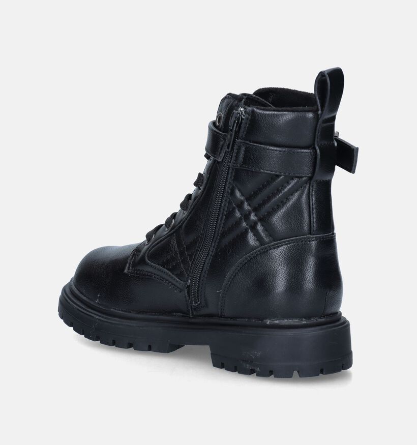 Milo & Mila Bottines robustes en Noir pour filles (346918) - pour semelles orthopédiques