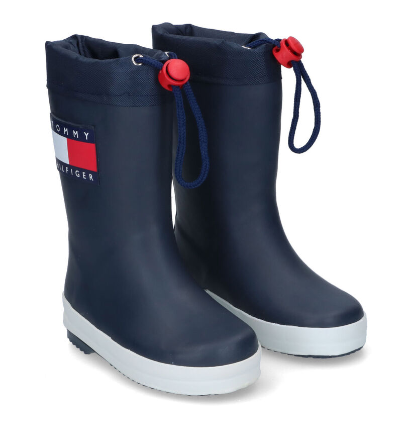 Tommy Hilfiger Blauwe Regenlaarzen voor meisjes, jongens (303888) - geschikt voor steunzolen