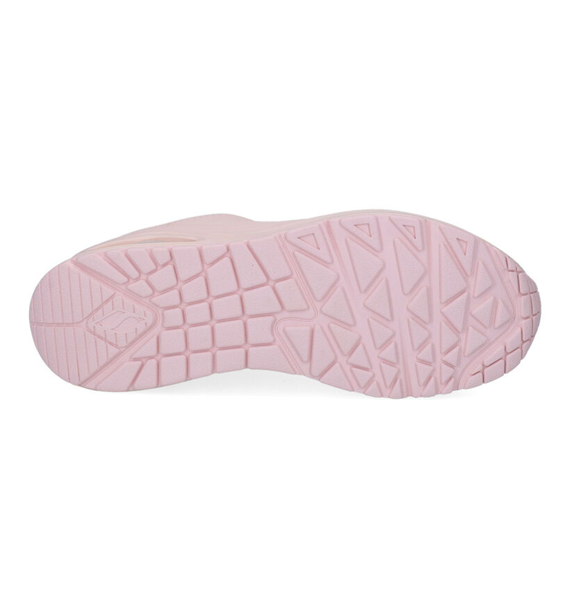Skechers Uno Frosty Kicks Baskets en Mauve pour femmes (334206) - pour semelles orthopédiques