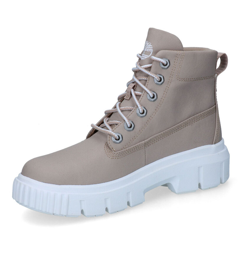 Timberland Greyfield Fabric Witte Boots in stof (303673)
