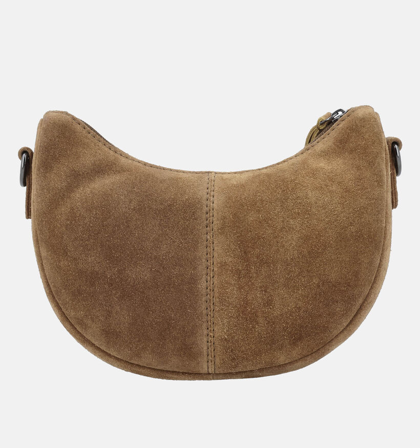 Hide & Stitches Lichtbruine Schoudertas voor dames (374216)
