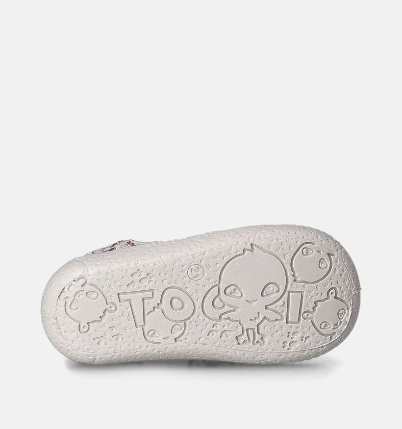 Milo en Mila Beige Pantoffels voor meisjes (358497) - geschikt voor steunzolen