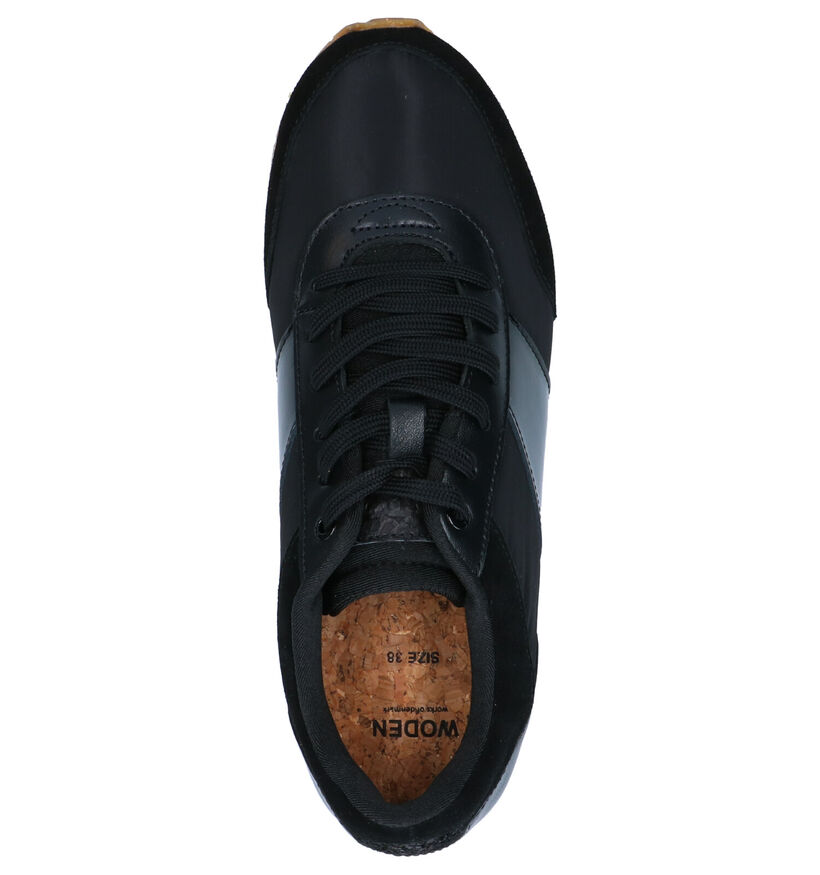 Woden Leonora Zwarte Sneakers in stof (266521)