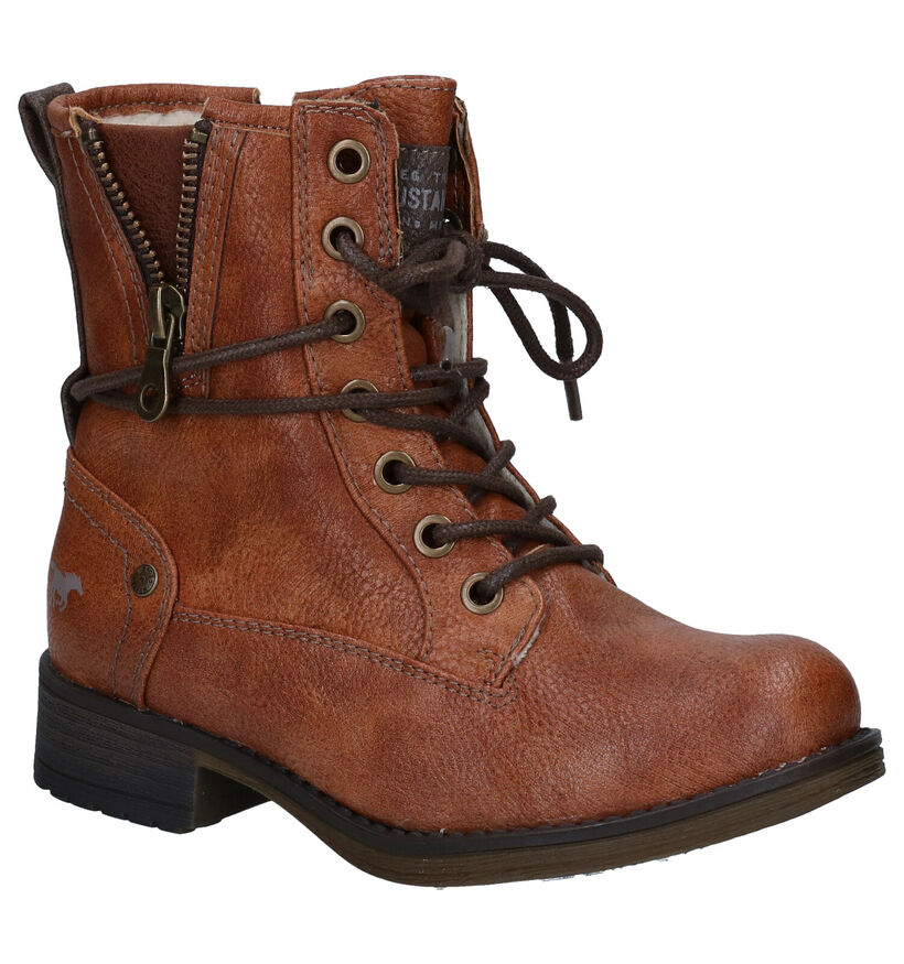 Mustang Cognac Boots voor meisjes (313981)