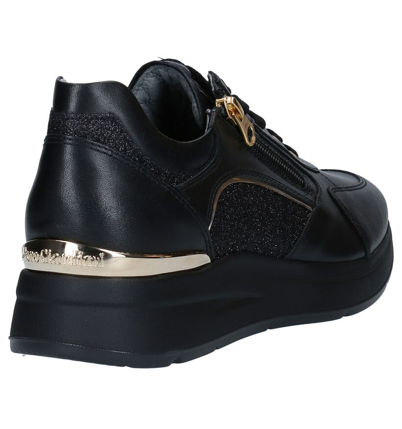 NeroGiardini Baskets casual en Noir en cuir (296637)