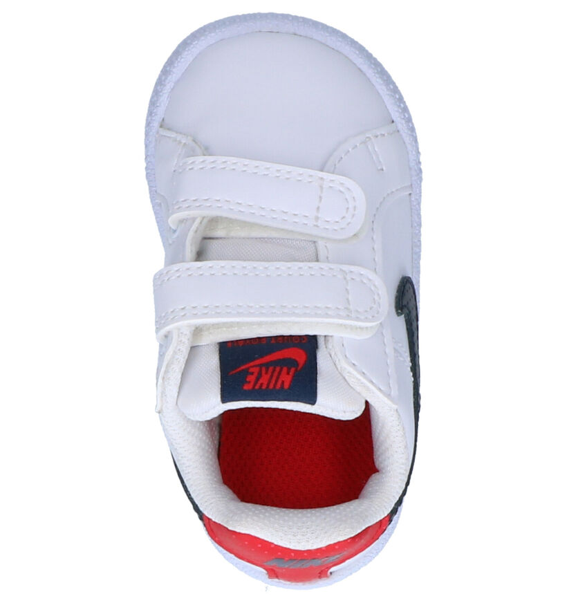 Nike Court Royale Witte Sneakers in kunstleer (254055)