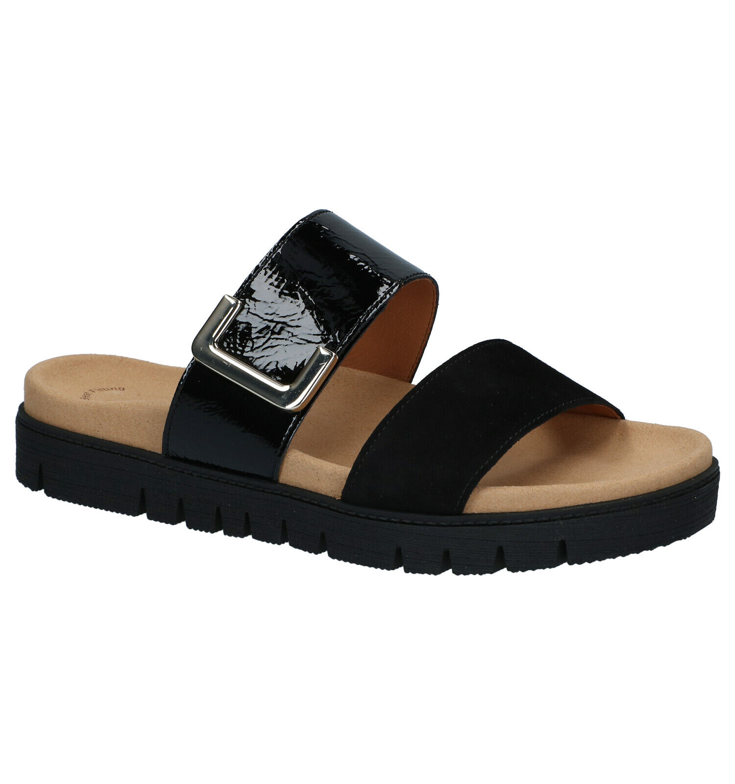 Gabor Best Fitting Zwarte Slippers Dames Slippers Online op