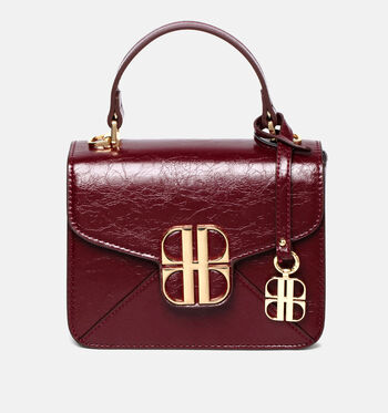 Laurent David Crossbody tassen Zwart/Bordeaux
