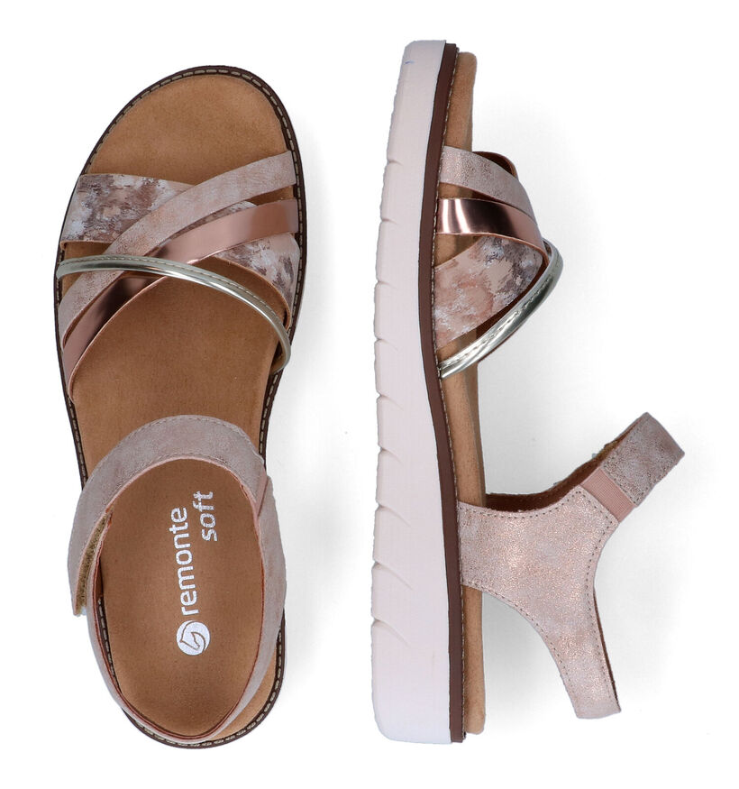 Remonte Gouden Sandalen voor dames (323556) - geschikt voor steunzolen