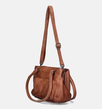 Bear Design Schoudertassen Cognac/Bruin