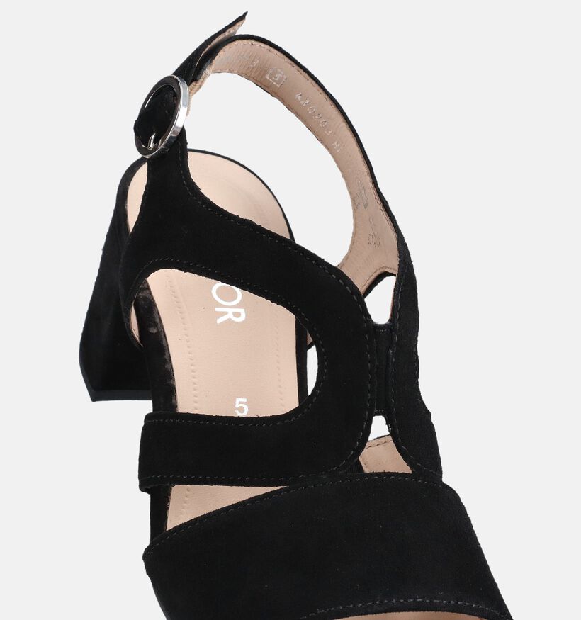 Gabor Zwarte Sandalen op hak voor dames (371117)