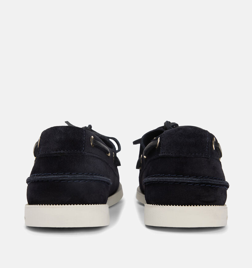 Tommy Hilfiger Chaussures bateau en Bleu fonc&eacute; pour femmes (368614)