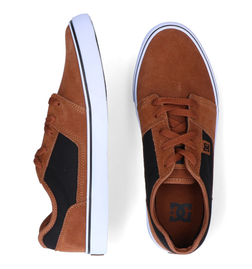 DC Shoes Tonik Baskets de skate en Bleu pour hommes (335159) - pour semelles orthopédiques