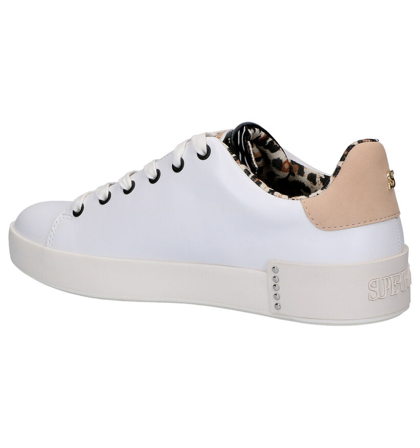 Supertrash Lewi Chaussures à lacets en Blanc en simili cuir (274145)